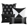 thumbnail image 5 of ESCA J 22129V K Judith Comforter Set, Black - King Size - 7 Piece, 5 of 5