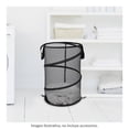 thumbnail image 3 of Cesta para Ropa Mainstays de Malla Plegable Negro, 3 of 3