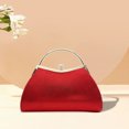 thumbnail image 1 of Bolso De Embrague De Noche Bolso de mano de noche para mujer, bolso de mensajero con cadena de diamantes de imitación, bolso brillante (rojo, 1 of 7