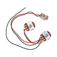 thumbnail image 1 of tssuouriy Guitar Wiring Harness Set Practical 1T1V Pull Switch Volume Control Wire Harness Guitars Bass Repair Replacement, 1 of 6