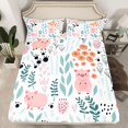 thumbnail image 2 of Homewish Cartoon Pink Pig 4 Pieces Queen Sheet Sets for Preppy Children Kids,Dreamy Princess Ultra Soft Flat Sheet,Kawaii Animal Queen Fitted Sheet,Luxury Bedroom Decor, 2 of 7