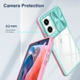 thumbnail image 4 of for Motorola Moto G 5G (2024) Case with Camera Cover, for Samsung A55 Case Crystal Clear & Not-Yellowing Slim Miltary Shockproof Protective Phone Case for Moto G 5G (2024), Skyblue, 4 of 6