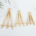 thumbnail image 6 of 10pcs Wood Mini Easel Frame Desktop Triangle Display Stand Wedding Table Card Stand Holder Children Painting Craft Artist Tripod, 6 of 9