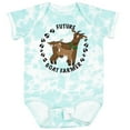 thumbnail image 3 of Inktastic Future Goat Farmer with Cute Goats and Hoof Prints Boys or Girls Baby Bodysuit, 3 of 5