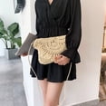 thumbnail image 3 of Bolso de hombro tejido de mimbre de paja con borlas para mujer de verano (Beige) Tmvgtek  Para estrenar, 3 of 9