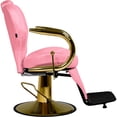 thumbnail image 3 of Silla Sillon Barberia Hidraulico Nanofort Peluqueria Reclinable Salon rosa, 3 of 8