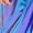 Blue, variant on iiniim 2Pcs Girls Dance Outfits Jazz Hip Hop Dance Metallic Cropped Jacket Pants Set Modern Dancewear Blue 10