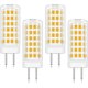 thumbnail image 1 of 4 Pack 9W GY6.35 Base LED Bulb AC/DC 220V Warm White 3000K Equivalent to 9W Halogen Replacement Bulb [Energy Class A+], 1 of 5