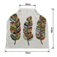 thumbnail image 2 of PKQWTM Feathers Colorful Hoop Art Nursing Cover Baby Breastfeeding Infant Feeding Cover Baby Car Seat Cover, 2 of 2