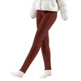 thumbnail image 2 of XQYLOS Kids Fleece-Lined Leggings Thermal Winter Pants High Waisted Thickened Warm Underwear Elastic Waist Cold Weather, 2 of 9