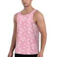 thumbnail image 2 of KLL Flamingos and Flowers Print Men's Muscle Gym Workout Stringer Tank Tops Bodybuilding Fitness T-Shirts Tank Tops Men-X-Large, 2 of 7