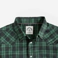 thumbnail image 4 of Dubinik® Mens Flannel Shirts Long Sleeve Pearl Snap Buttons Western Cowboy Vintage Work Casual With Pockets Plaid Shirt, 4 of 7