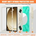 thumbnail image 2 of Dteck Case for Samsung Galaxy Tab A9 Plus 11 inch (SM-X210/X215/X216/X218),Heavy Duty Armor Shockproof Kids Case with Rotating Stand & Hand/Shoulder Strap for Galaxy Tab A9+ 2023,Mintgreen, 2 of 9