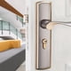 thumbnail image 5 of Cerradura de puerta interior, Cerradura de puerta de aluminio duradera Cerradura de puerta de dormitorio Cerradura de puerta de sala de estar Diseño a prueba de futuro Jadeshay A, 5 of 8