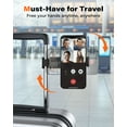 thumbnail image 5 of Travel Holder for Lenovo Tab P12/Pro - Phone Mount Desktop Stand Airplane 360 Degree Rotation Cradle Hands Free Clamp, 5 of 7