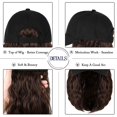 thumbnail image 4 of Moldeador de donas para cabello estilo anillo extra para niños, 2 piezas, moño para cabello corto y fino (2,5 pulgadas, marrón), 4 of 5
