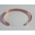 thumbnail image 6 of 2 Pack Matte Pure Copper Magnetic Bracelet Solid Copper Dome Cuff Bangle by MDream, 6 of 8