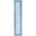 thumbnail image 3 of JONATHAN Y MODERN PERSIAN 2 x 10 Runner Rug, Acanthus French Border - Blue/Navy, MDP504E-210, 3 of 9