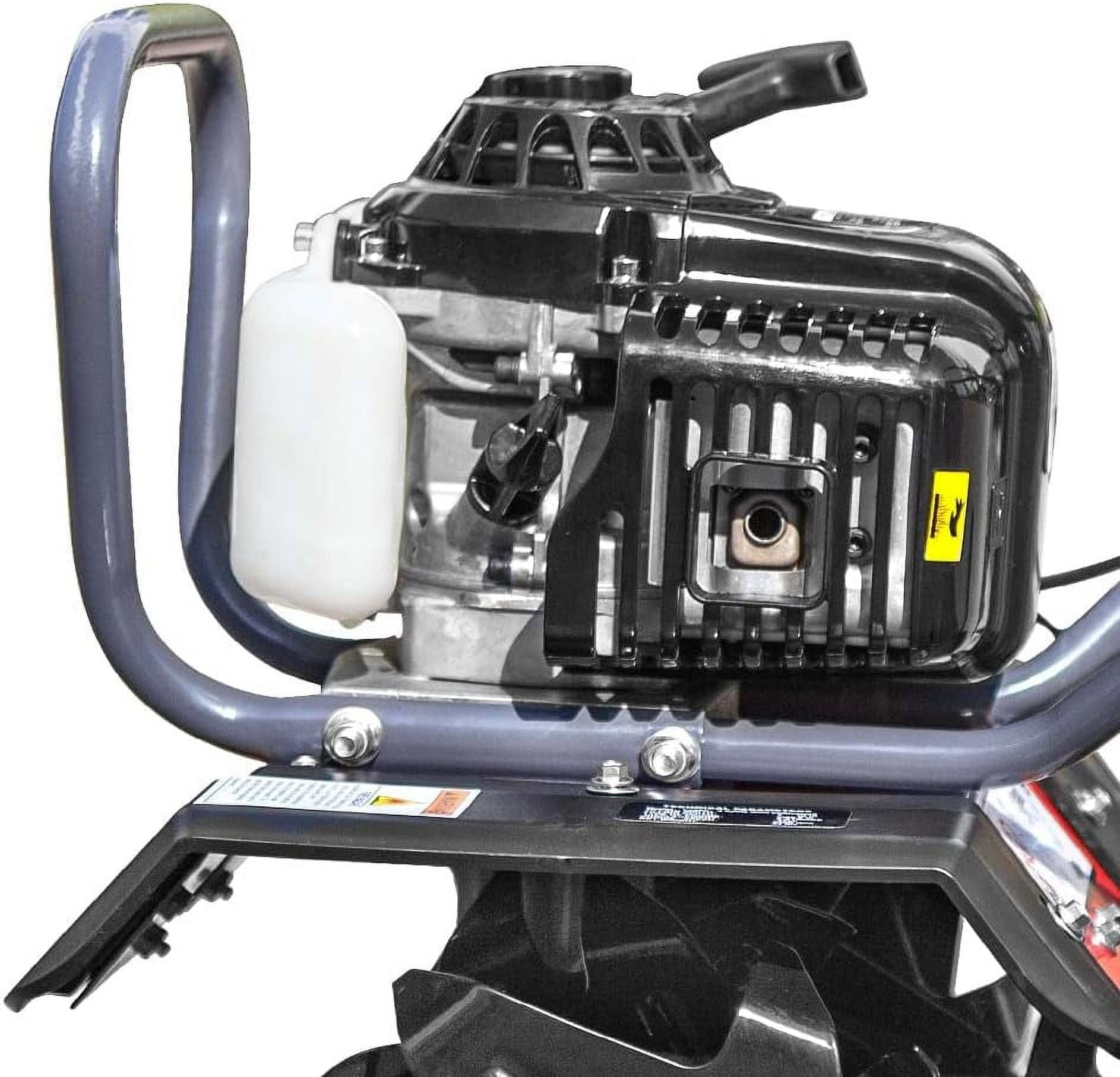 GardenTrax Multi-Function Tiller Gas Powered w/4-Cycle 40cc Mini Cultivator