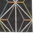 thumbnail image 5 of Linon Home Decor Trio Area Rug Collection, Charcoal and Multicolor, 8' x 10', 5 of 5