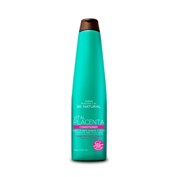 Placenta Life Be Natural Vital Conditioner for Weak and Fragile Hair- Sulfates and Parabens Free- 350 ml/ 11.83 Fl.oz.