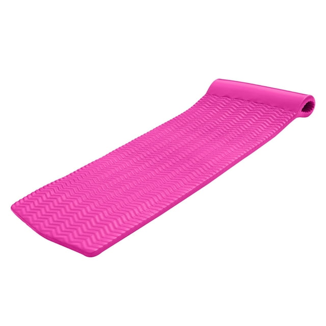 TRC Recreation Serenity 1.5" Thick Swimming Pool Float Mat, Flamingo Pink
