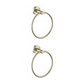 thumbnail image 4 of pitrice Towel Ring Fixing Rings Hanging Rack Convenient Towels Hangers for Indoor Use Hanger Stand for Home Bathroom Kitchen Use Golden 2Set, 4 of 6