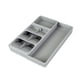 thumbnail image 5 of Porta cubiertos,Bandeja para cubiertos Organizador de cubiertos Porta utensilios,Bandeja para cubiertos para cocina organizadora de cajones,Organizador de cajones expandible para escritorio con, 5 of 9