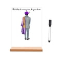 thumbnail image 1 of Ltdhehe 5ml Acrylic Graduation Season Tabletop Display With Erasable Surname Name Table Position Number Decorative Ornaments 2, 1 of 6