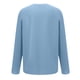 thumbnail image 5 of Blusa de manga larga con cuello redondo y manga larga para mujer Pompotops FGAJ7667, 5 of 5