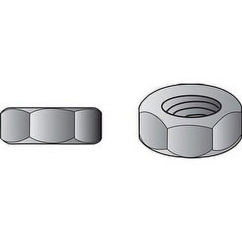 Hillman 1/4 in. Zinc-Plated Steel USS Hex Nut 1351 pk Hillman 1/4 in. Zinc-Plated Steel USS Hex Nut 1351 pk