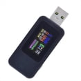 thumbnail image 5 of Probador USB 10 en 1, Voltímetro Digital de CC, Amperímetro, Medidor de Voltaje de Corriente, Amperímetro, Indicador de Detección, 5 of 5