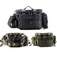 thumbnail image 4 of Sac de Rangement pour Matériel de Pêche Sac de Taille Organisateur Sac Messager Sac à Main Noir, 4 of 7