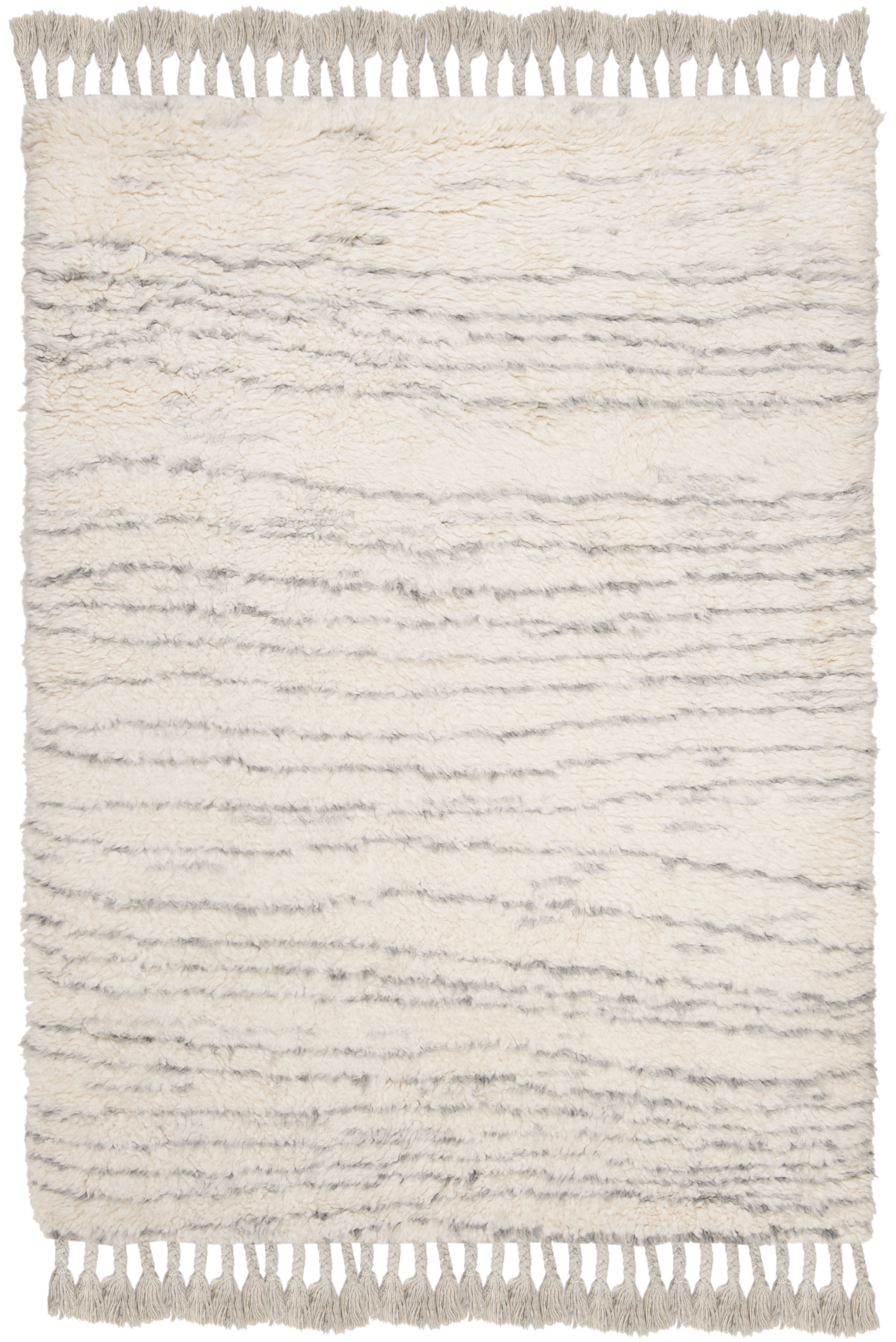 Safavieh Kenya Eustacia Abstract Area Rug, Ivory/Gray, 6' x 9'