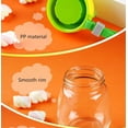thumbnail image 2 of Botella de agua de cristal creativa para niños de 300 ml/10,6 oz, vasos para beber con funda (escarabajo rojo), 2 of 5