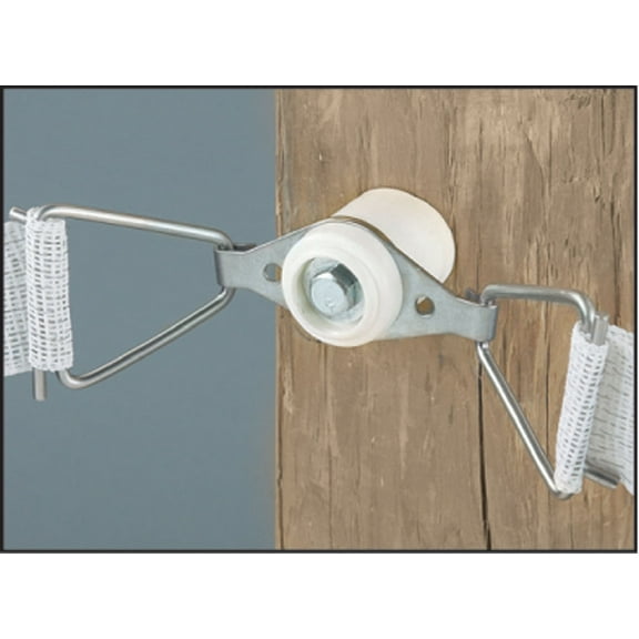 Dare Products 2810N 831920 Electric Fence Corner Tension, (2 Pack), White