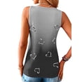thumbnail image 3 of DYMADE Women Gradient Print Tops Pullover Casual Tunic Style Sleeveless Tank, 3 of 4
