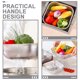 thumbnail image 3 of unbranded Escurridor De Malla Fina De Acero Inoxidable Con Doble Mango Para Uso En Cocina, 3 of 8