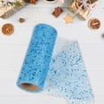 thumbnail image 2 of Cinta de tul con purpurina perfecl 10 yardas 6 pulgadas Azul claro, 2 of 8