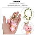 thumbnail image 2 of Keychain Christmas Keyring Party Cartoon Pendant Animal Kids Charm Hanging Novelty Funny Toy Stocking Stuffer Supplies, 2 of 9