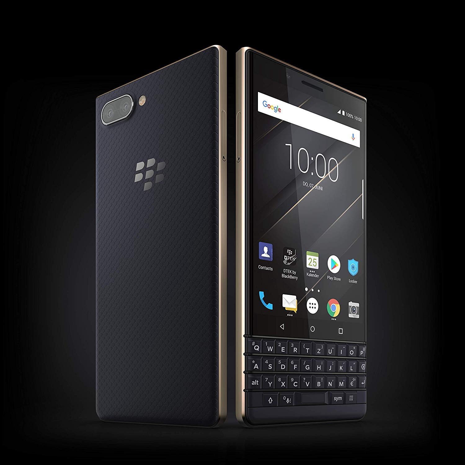 BlackBerry KEY2 LE (Lite) Dual-SIM (64GB, BBE100-4, QWERTZ Keypad