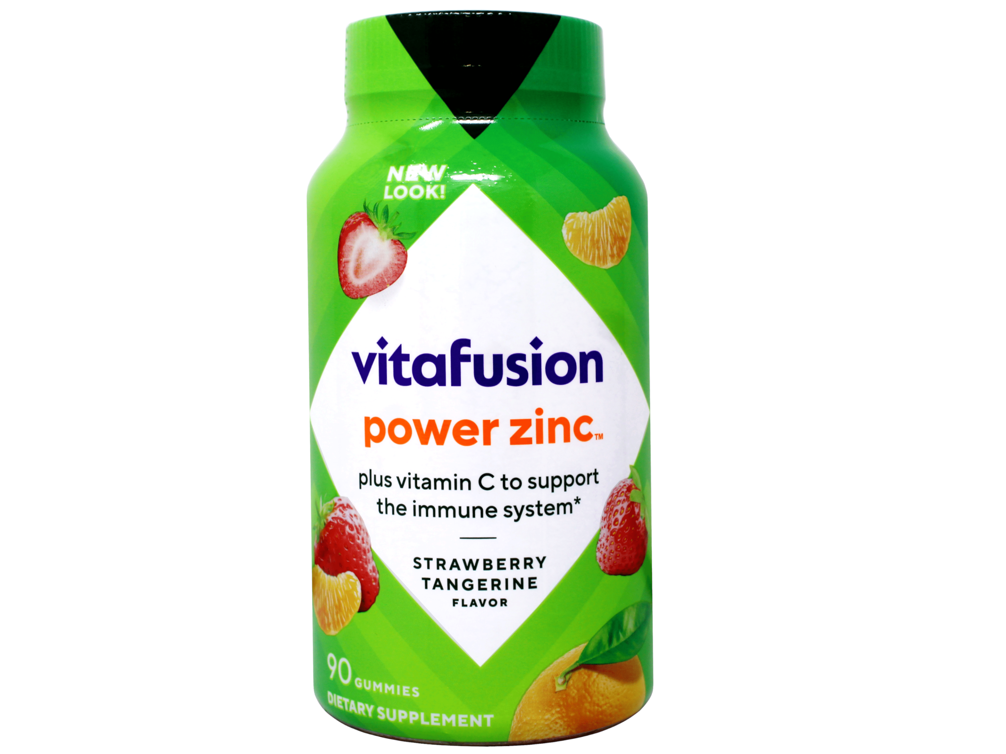 Vitafusion Power Zinc Adult Chewable Gummy Supplements, Natural