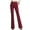 Red, variant on Utoimkio Women's Wide Leg Dress Pants Bell Bottom Work Pants High Waisted Elastic Business Casual Pants for Women