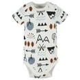 thumbnail image 6 of Modern Moments by Gerber Baby Boy Short Sleeve Bodysuits, 4-Pack (Newborn-12 Months), 6 of 10