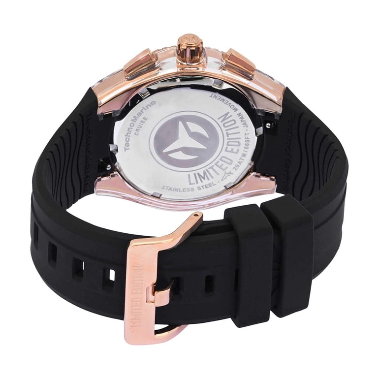 NWT Technomarine Cruise Chronograph Quartz Black Mother of Pearl Dial Men\'s Watc Technomarine Cruise Chronograph Black Mother of Pearl Dial  main image 4