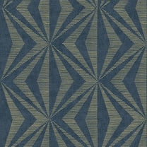 Advantage Monge Blue Geometric Wallpaper