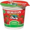 Horizon Organic: Lowfat Blended Strawberry Yogurt, 6 oz