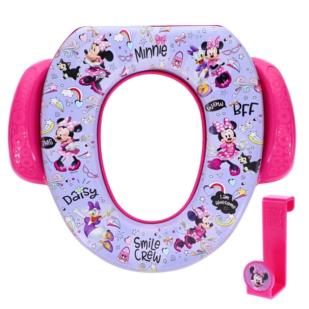 Disney Minnie Mouse “Smile Crew” Soft Potty Seat with Potty Hook