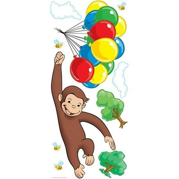 Curious George Giant Wall Decal