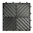 thumbnail image 1 of RaceDeck Free-Flow Open Rib Self-Draining Design, Durable Copolymer Plastic Interlocking Modular Garage Flooring Tile (24 Pack), Black, 1 of 10
